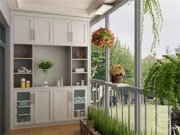 陽臺(tái)可以怎樣定制收納柜？