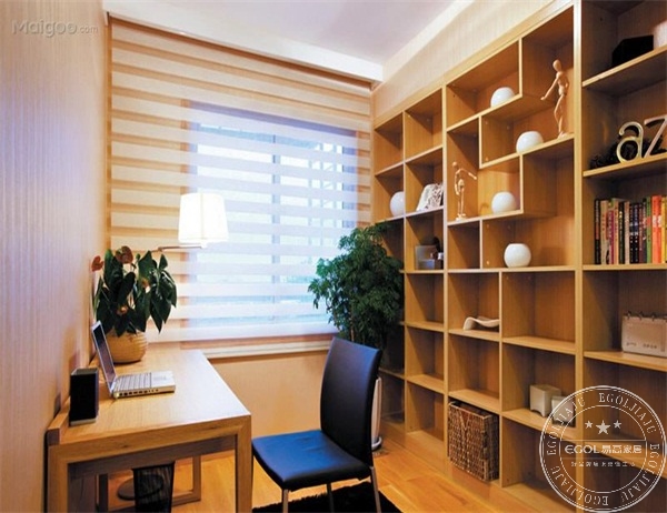 定制書(shū)房效果圖