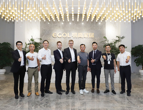 歡迎德國(guó)海蒂詩(shī)董事長(zhǎng)安德雷亞斯·海蒂詩(shī)博士一行蒞臨易高總部參觀考察！