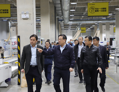  安徽省經(jīng)信廳黨組書記、廳長牛弩韜蒞臨我司調(diào)研指導(dǎo)！